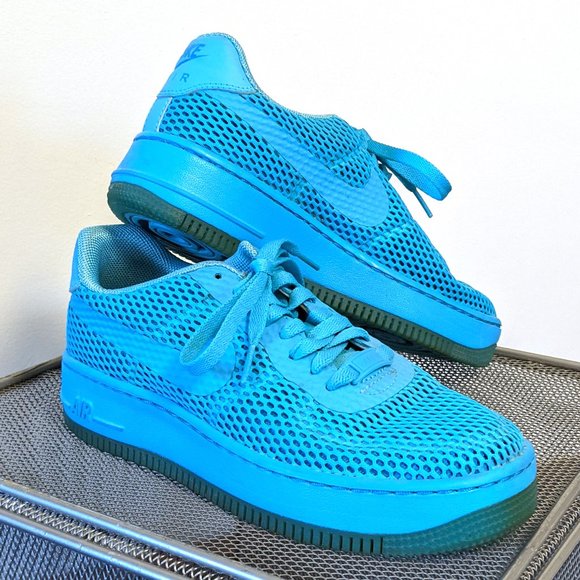 EUC Nike Women's Air Force 1 Low Breathe Mesh Sneakers - Picture 9 of 11